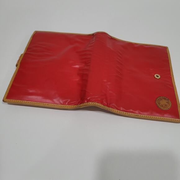 Hunting World Organizer Red Tan Leather Planner A6 4x5 Size Notebook Italian - Picture 6 of 8